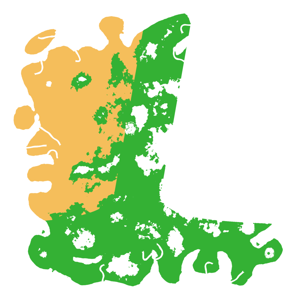 Biome Rust Map: Procedural Map, Size: 4500, Seed: 8000