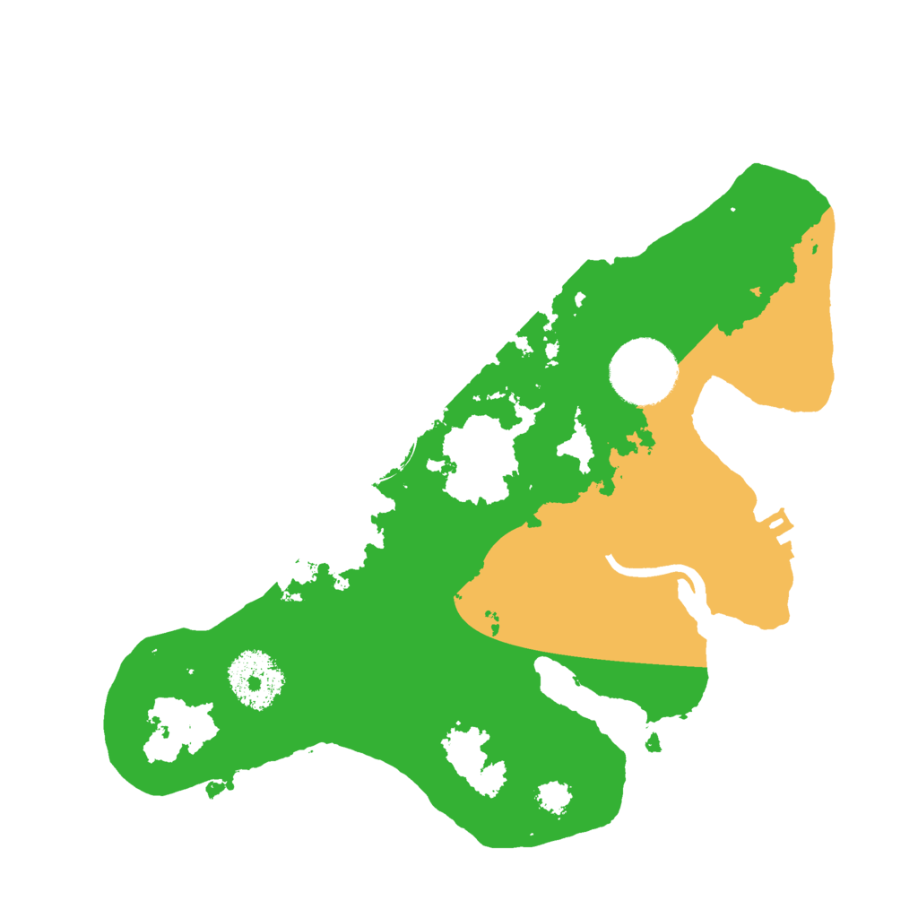Biome Rust Map: Procedural Map, Size: 2500, Seed: 1825111048