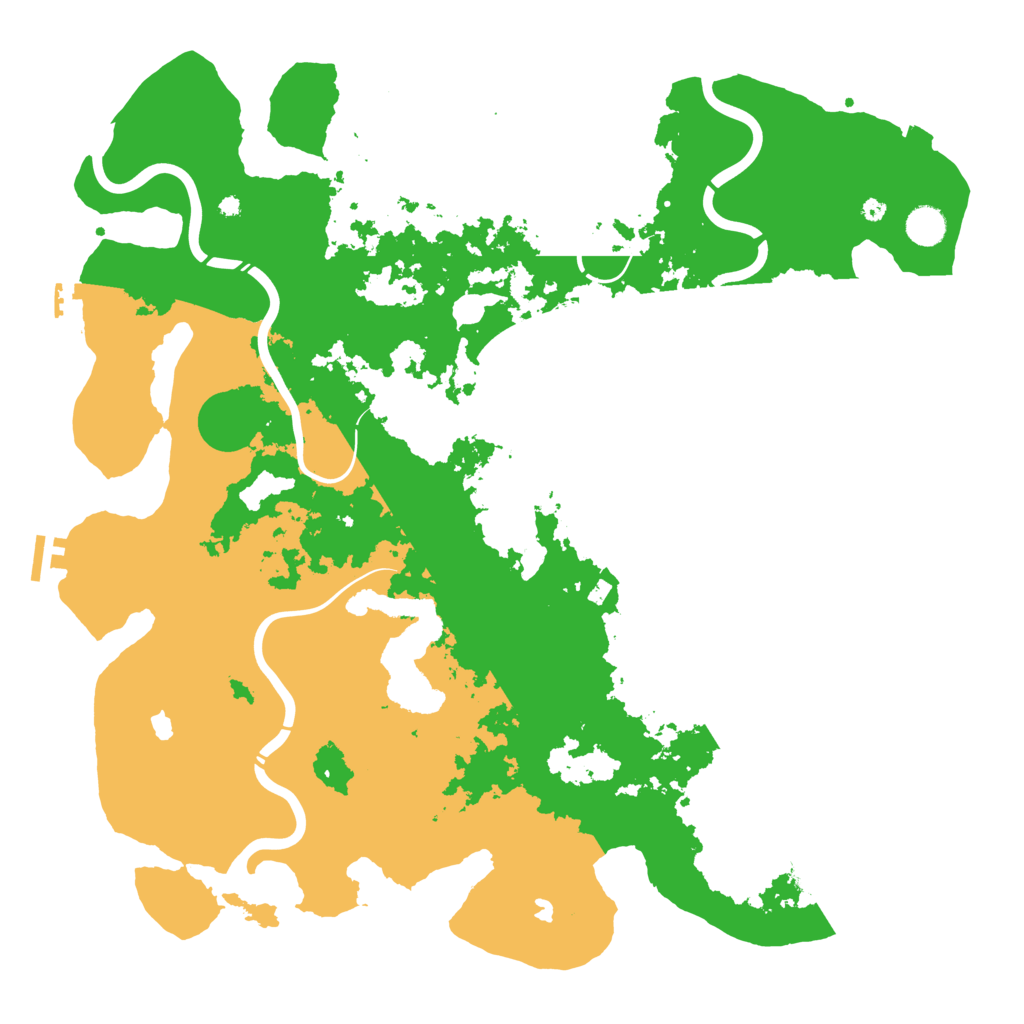 Biome Rust Map: Procedural Map, Size: 4500, Seed: 831525399