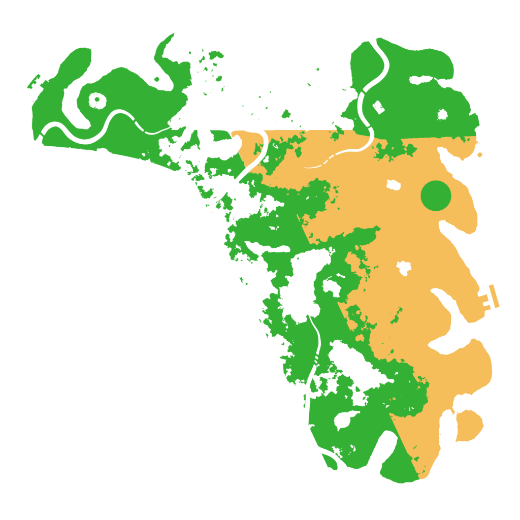 Biome Rust Map: Procedural Map, Size: 4500, Seed: 624587376