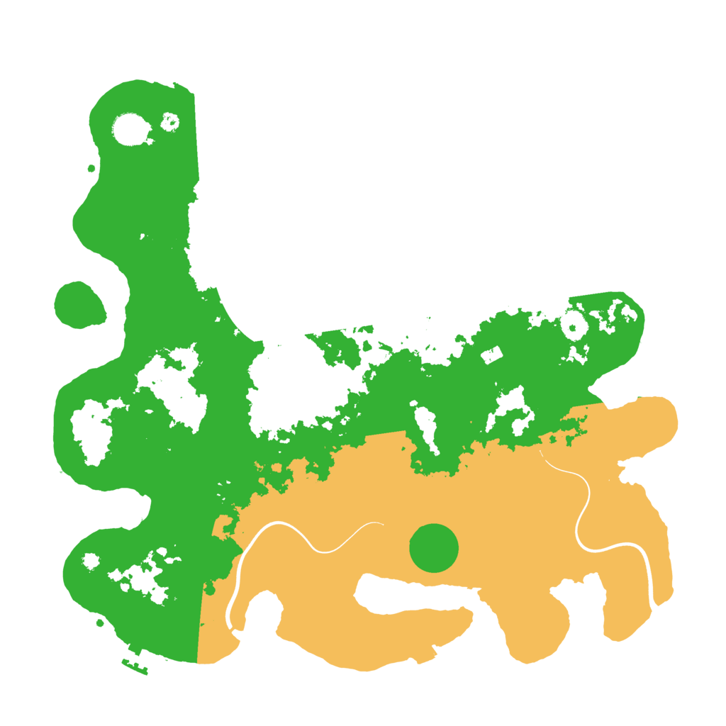 Biome Rust Map: Procedural Map, Size: 3900, Seed: 58