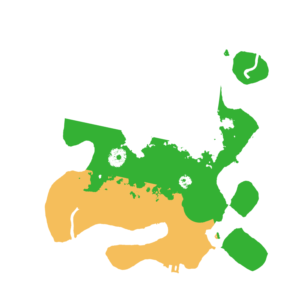 Biome Rust Map: Procedural Map, Size: 2500, Seed: 1722731110