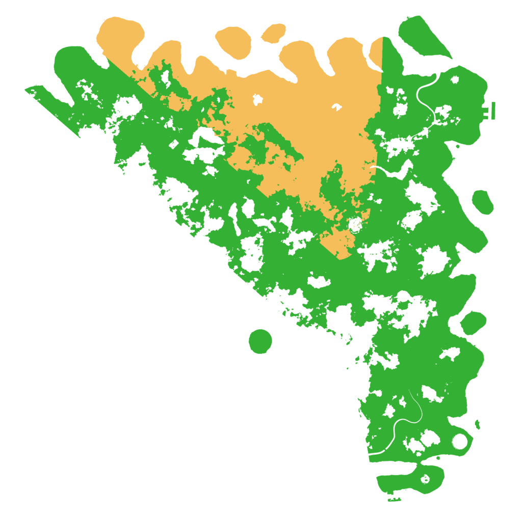 Biome Rust Map: Procedural Map, Size: 6000, Seed: 102030405