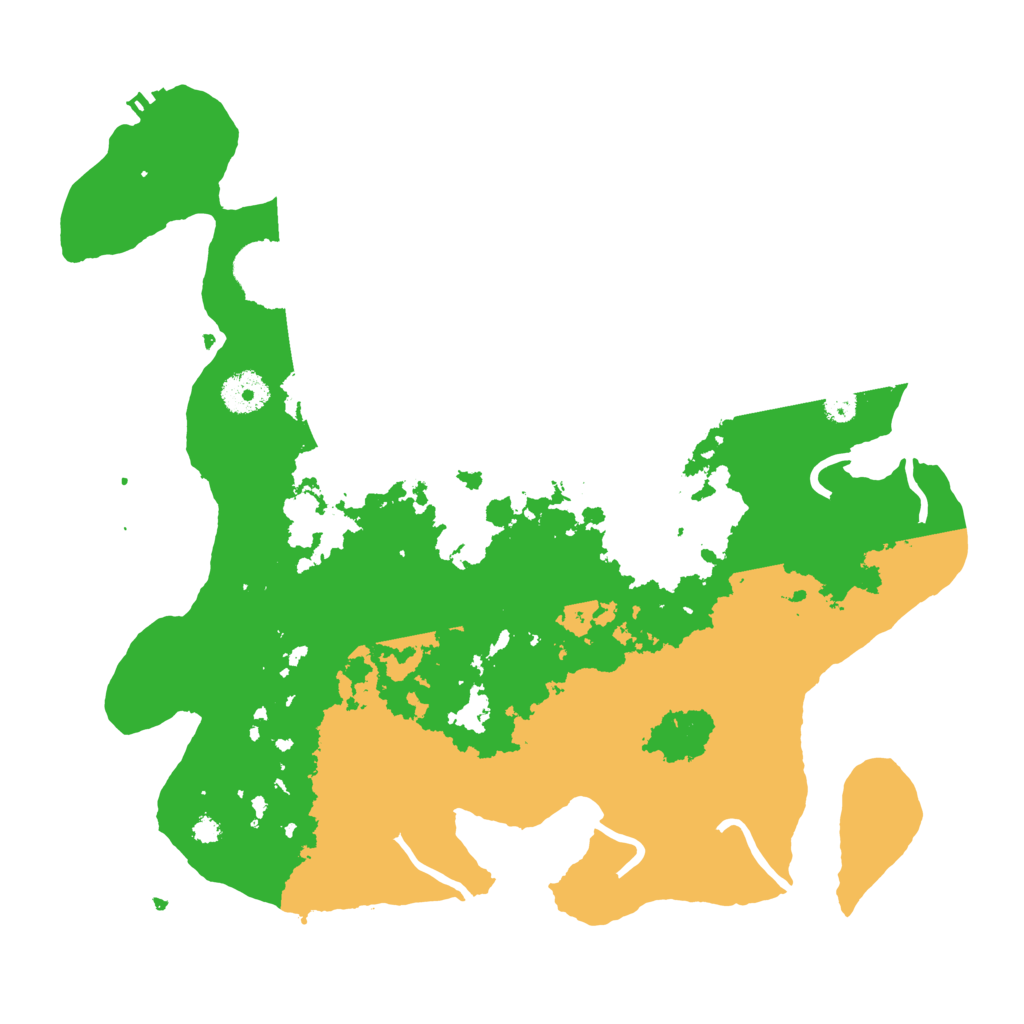 Biome Rust Map: Procedural Map, Size: 3500, Seed: 943