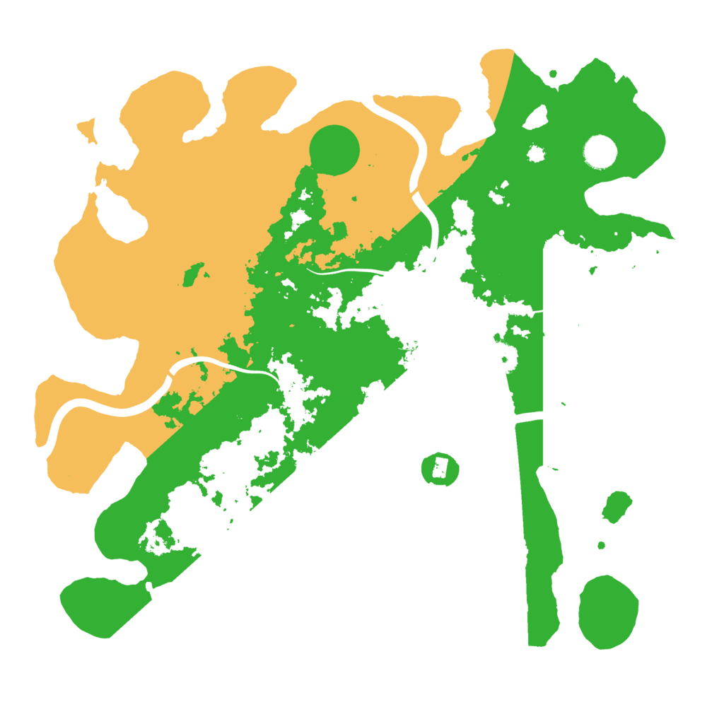 Biome Rust Map: Procedural Map, Size: 3800, Seed: 1415727