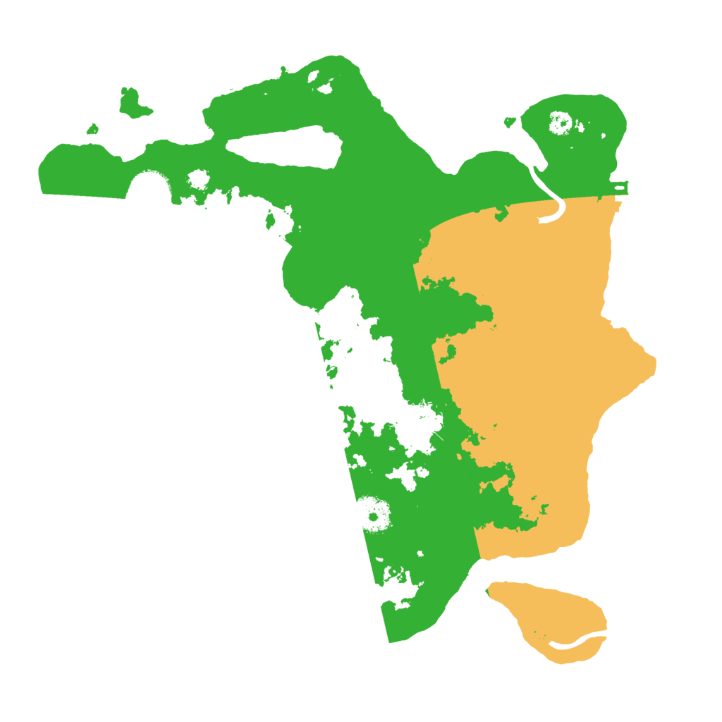 Biome Rust Map: Procedural Map, Size: 3100, Seed: 30367