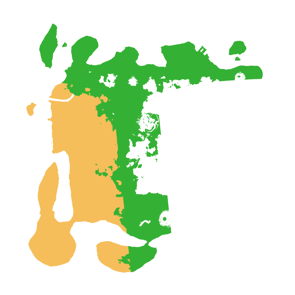 Biome Rust Map: Procedural Map, Size: 3000, Seed: 8201437