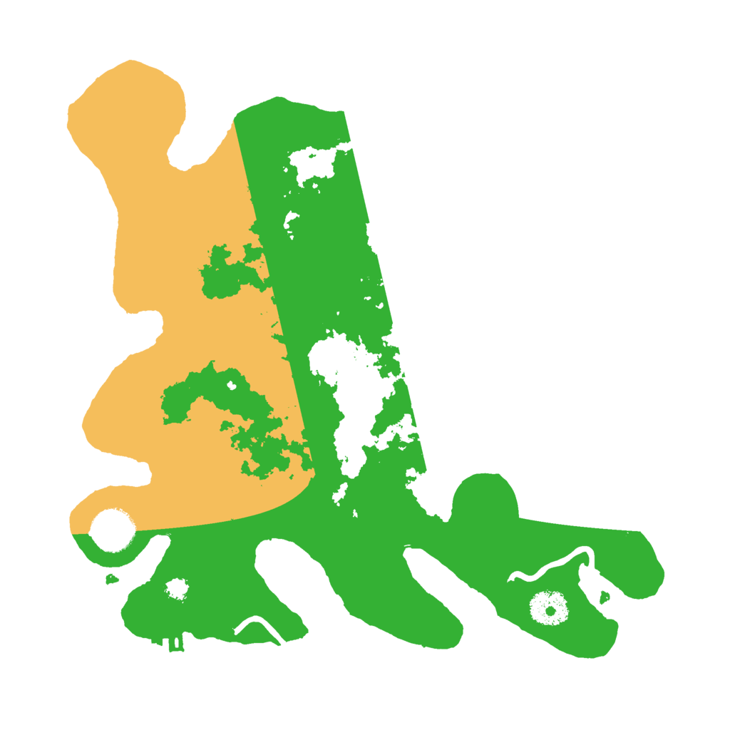 Biome Rust Map: Procedural Map, Size: 3000, Seed: 3276