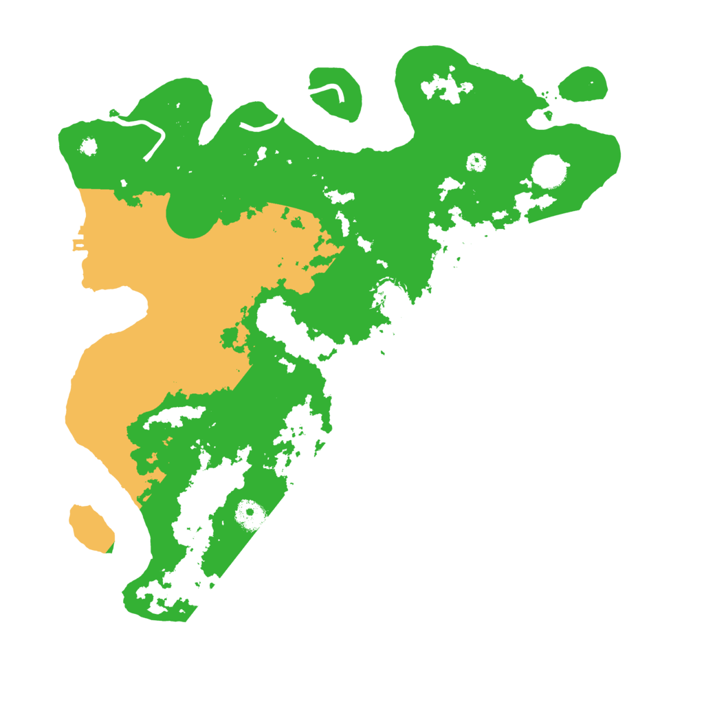 Biome Rust Map: Procedural Map, Size: 3700, Seed: 412799525