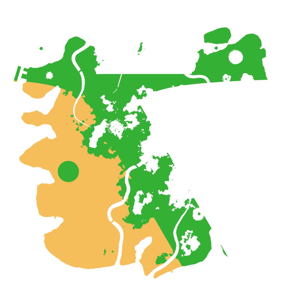 Biome Rust Map: Procedural Map, Size: 3700, Seed: 1520468311