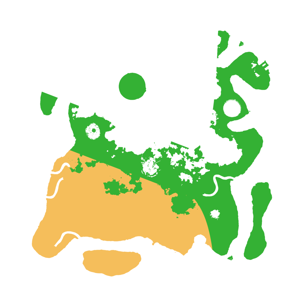 Biome Rust Map: Procedural Map, Size: 3000, Seed: 1007076795