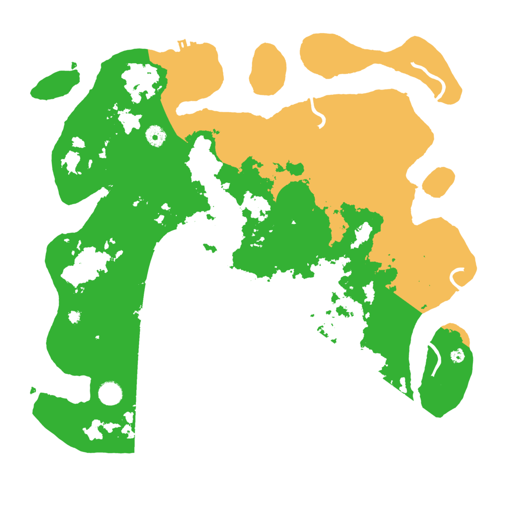 Biome Rust Map: Procedural Map, Size: 3750, Seed: 861236