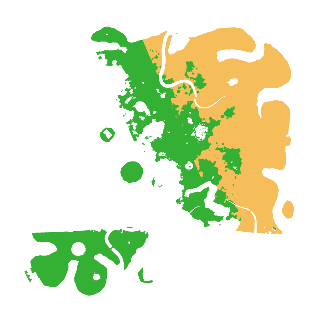 Biome Rust Map: Procedural Map, Size: 4000, Seed: 304194