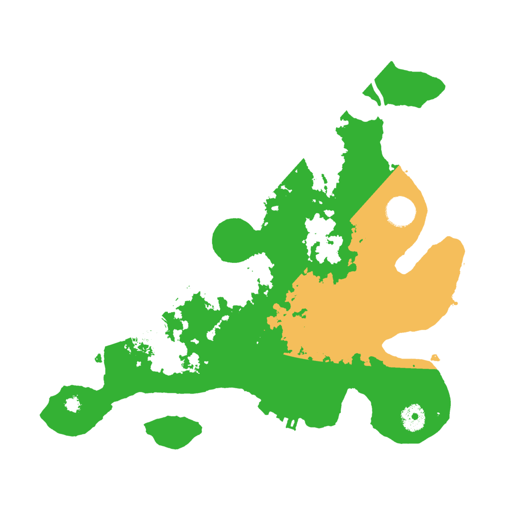 Biome Rust Map: Procedural Map, Size: 3000, Seed: 18457