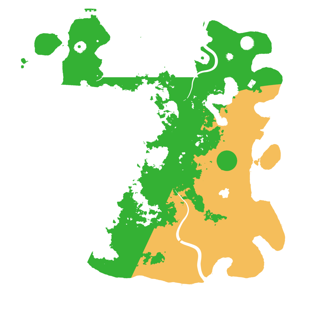 Biome Rust Map: Procedural Map, Size: 4000, Seed: 320200