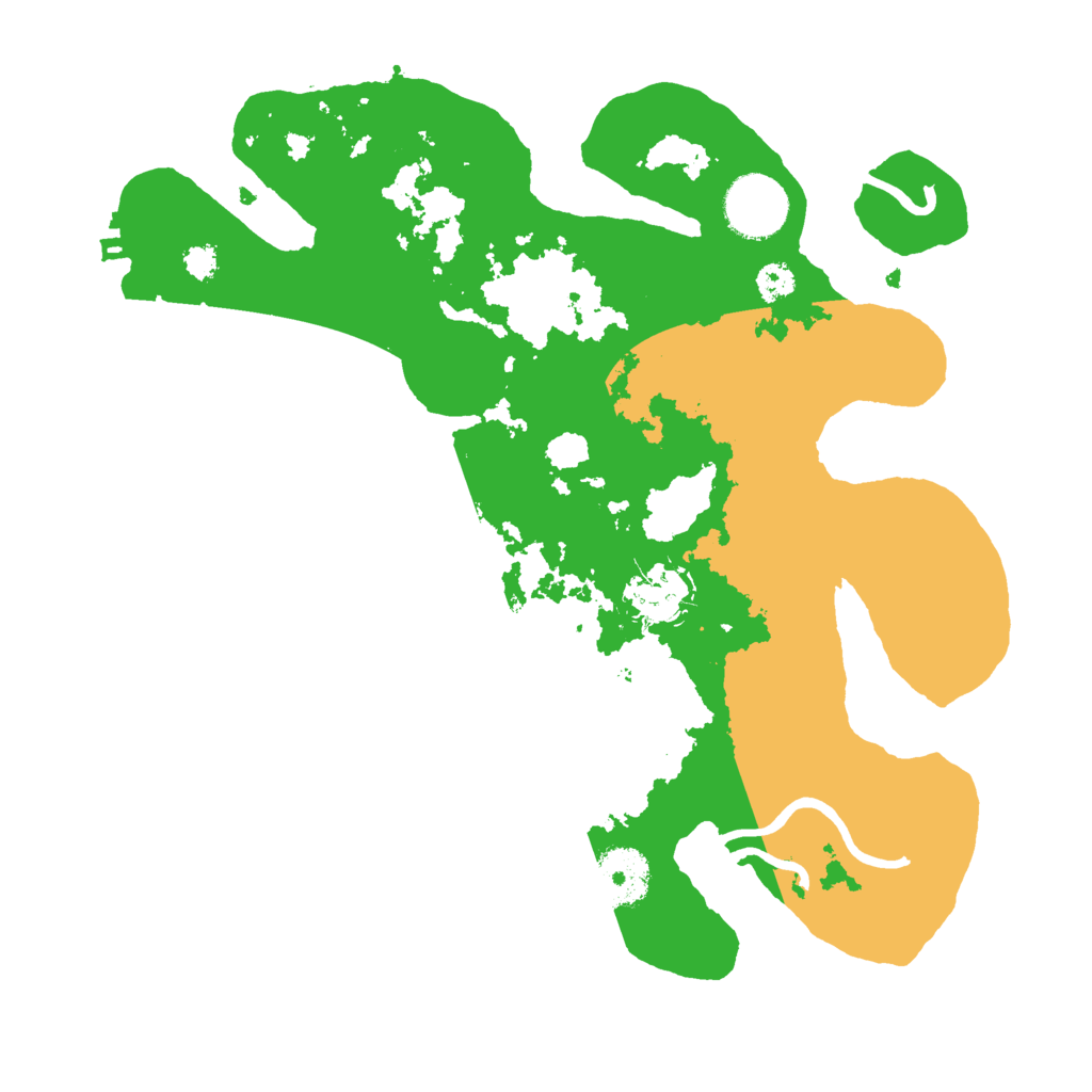 Biome Rust Map: Procedural Map, Size: 3000, Seed: 956139485