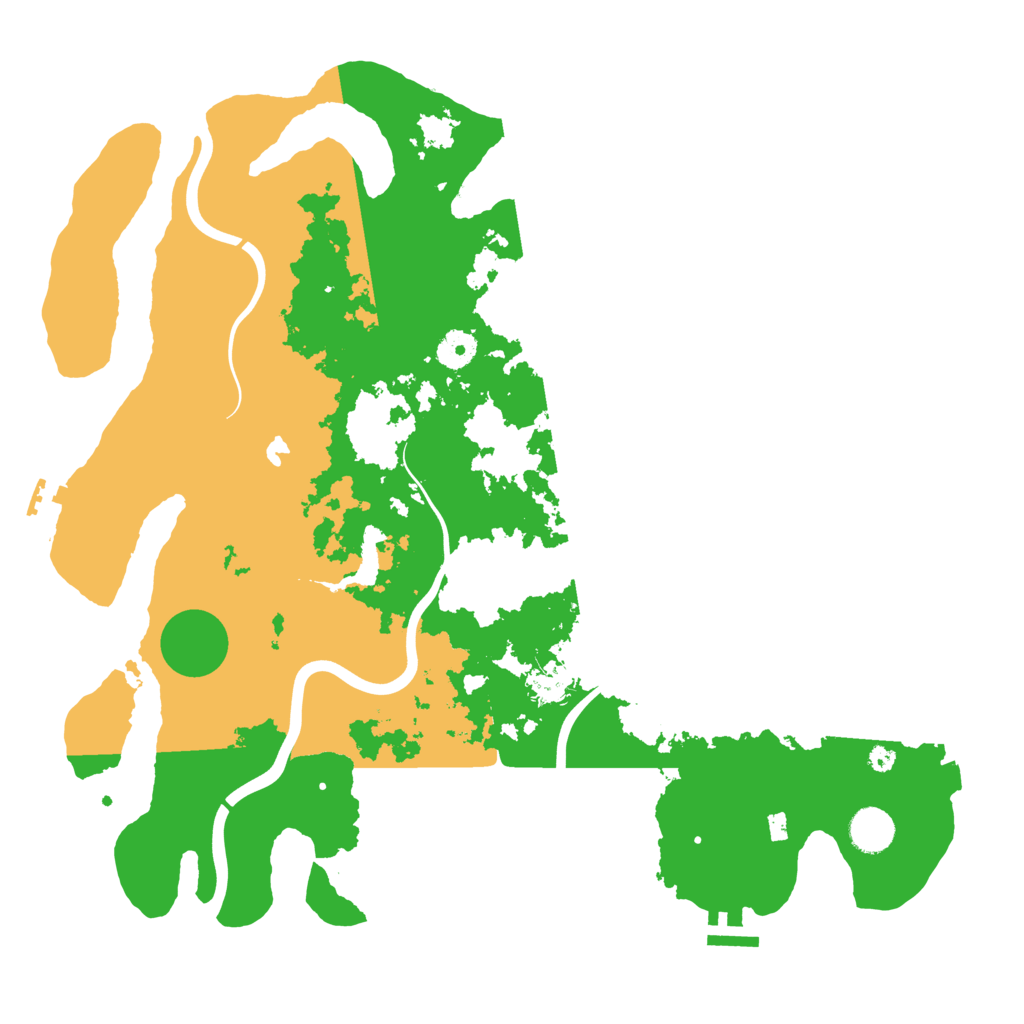 Biome Rust Map: Procedural Map, Size: 4000, Seed: 278197