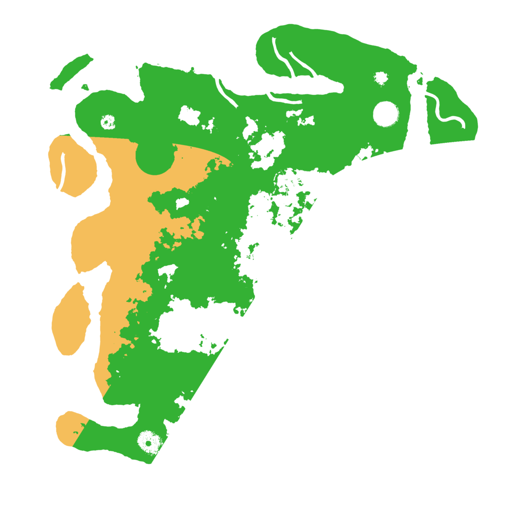 Biome Rust Map: Procedural Map, Size: 3500, Seed: 570601456