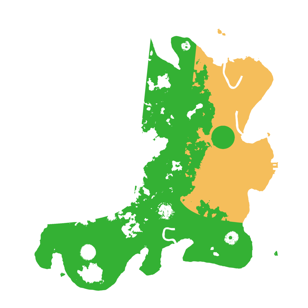 Biome Rust Map: Procedural Map, Size: 3500, Seed: 1763188424