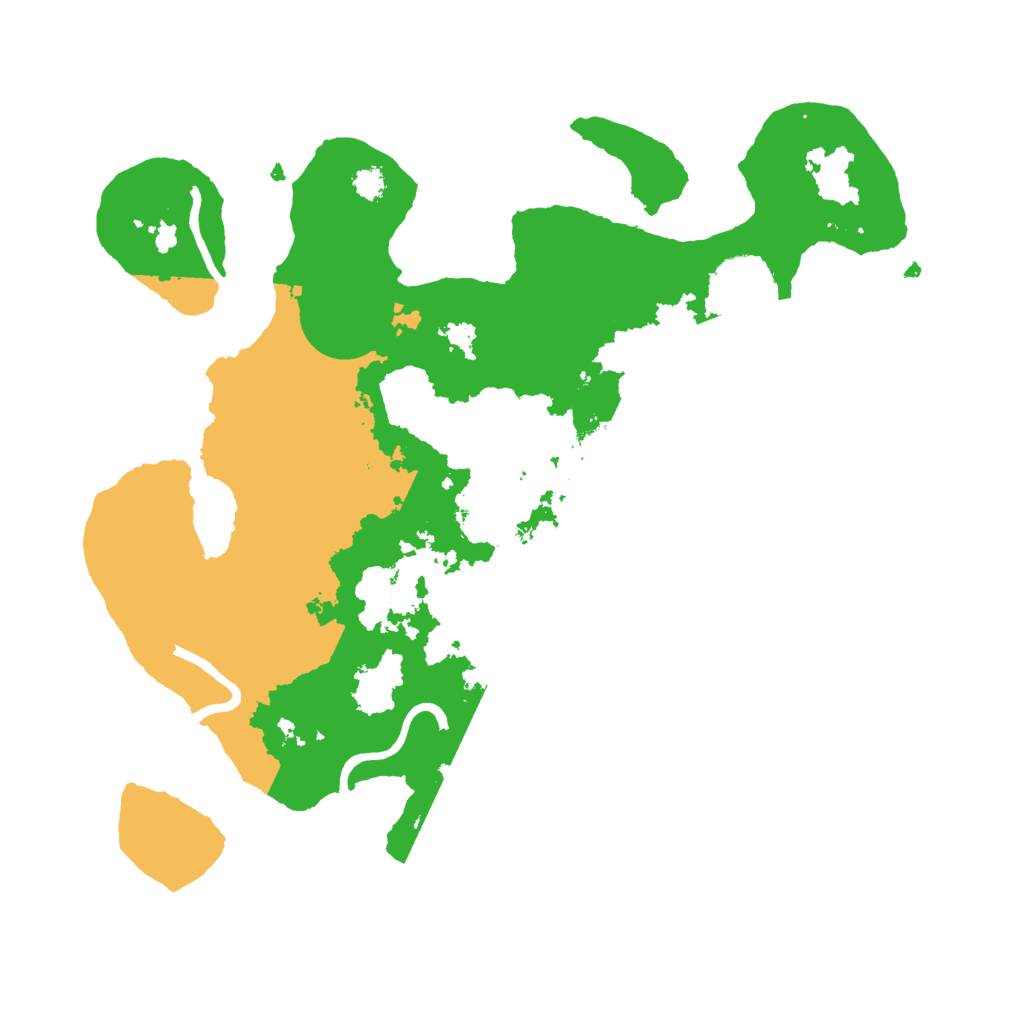 Biome Rust Map: Procedural Map, Size: 3000, Seed: 3000000