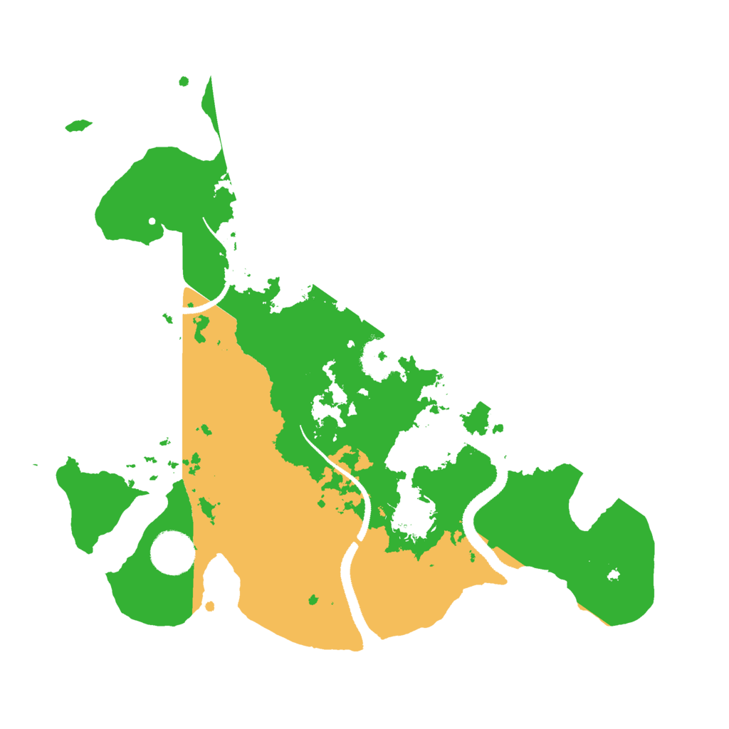 Biome Rust Map: Procedural Map, Size: 3000, Seed: 1017823133