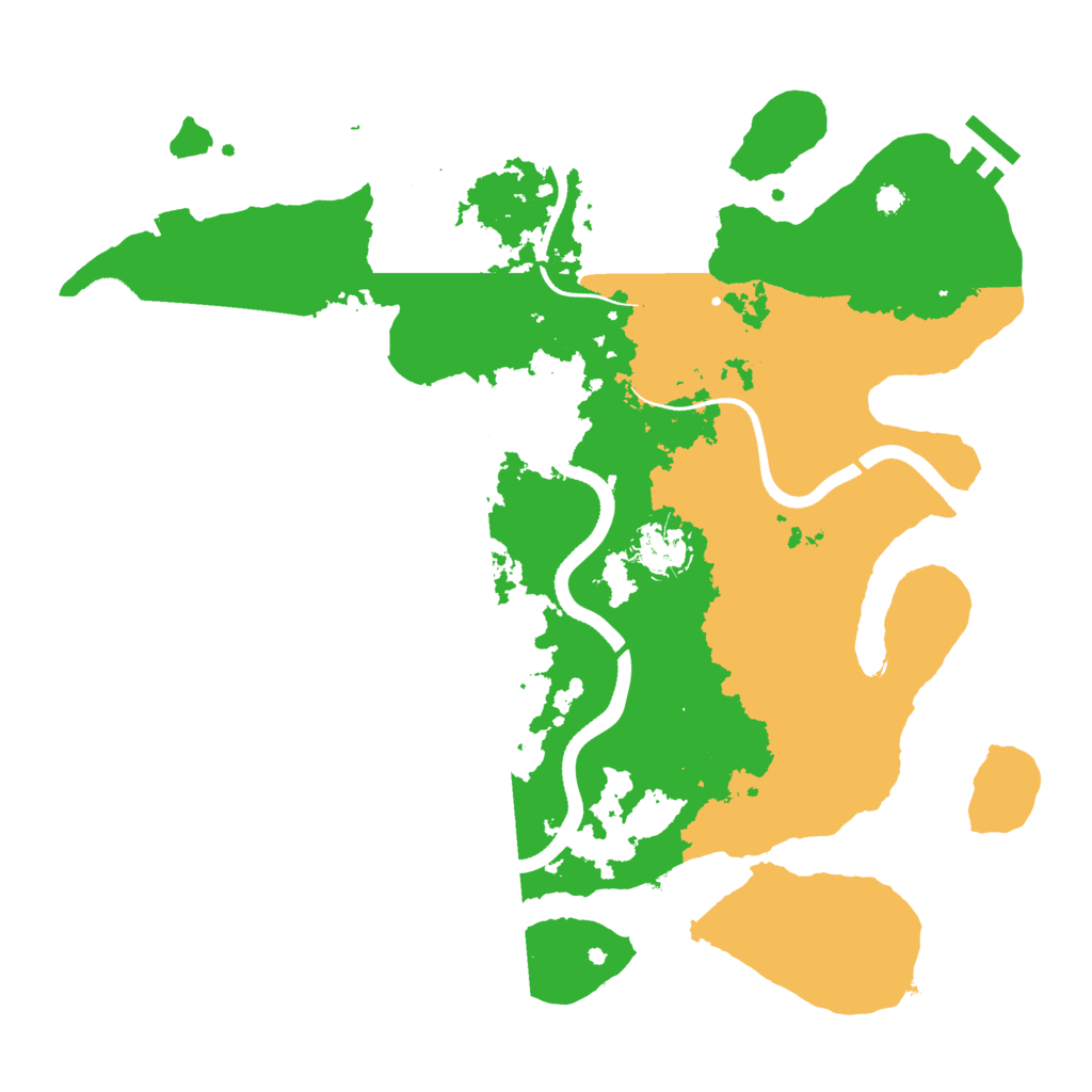 Biome Rust Map: Procedural Map, Size: 3500, Seed: 1747714082