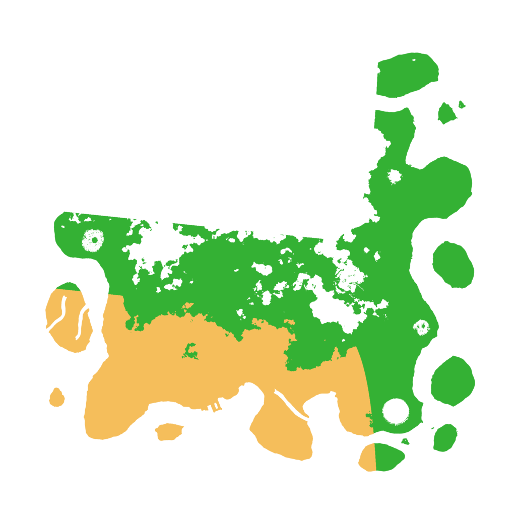 Biome Rust Map: Procedural Map, Size: 3500, Seed: 47875
