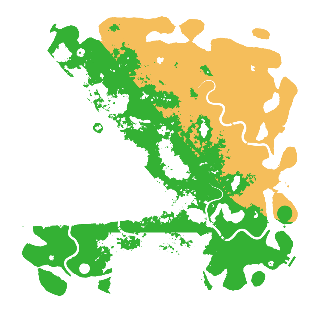 Biome Rust Map: Procedural Map, Size: 5525, Seed: 348982653
