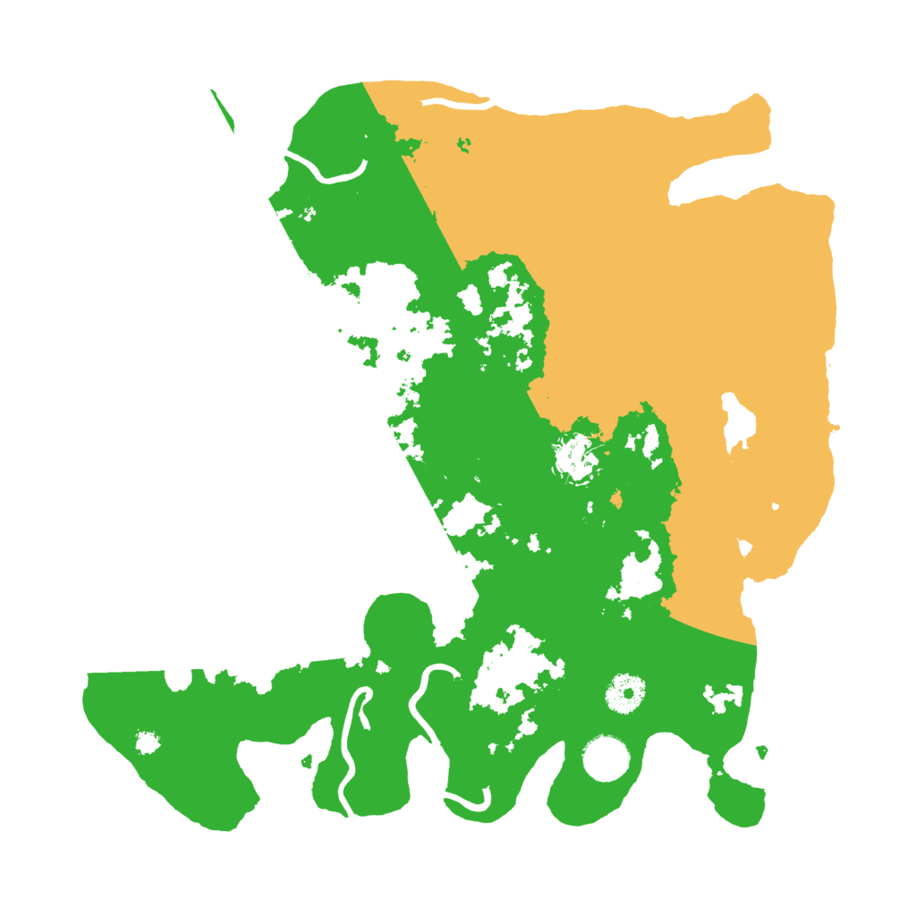Biome Rust Map: Procedural Map, Size: 3500, Seed: 1861505478