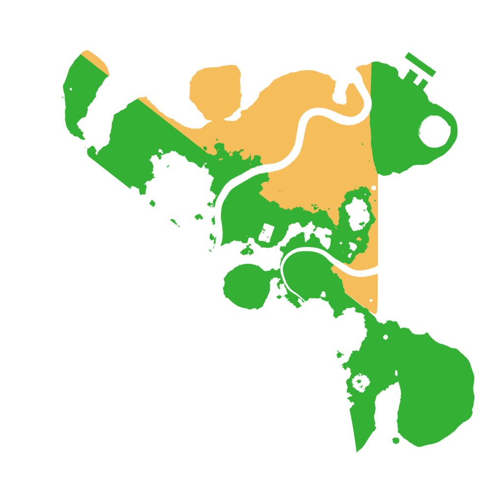 Biome Rust Map: Procedural Map, Size: 3000, Seed: 5880
