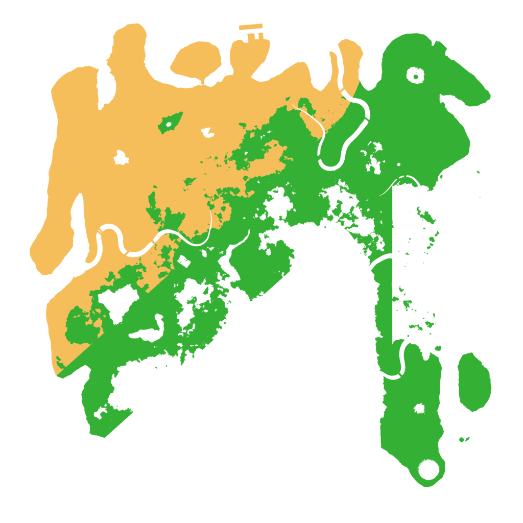 Biome Rust Map: Procedural Map, Size: 4500, Seed: 1880220005
