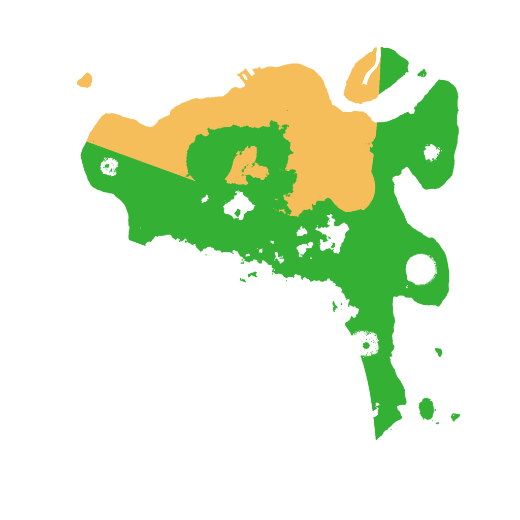 Biome Rust Map: Procedural Map, Size: 3000, Seed: 5880101