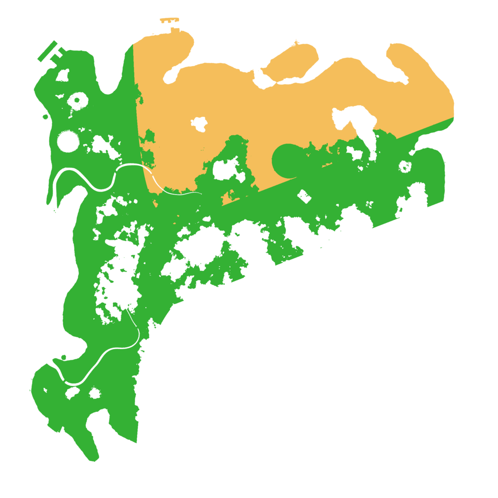 Biome Rust Map: Procedural Map, Size: 4000, Seed: 250457