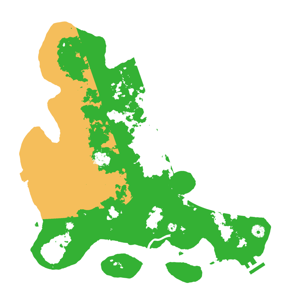 Biome Rust Map: Procedural Map, Size: 3500, Seed: 1988474574