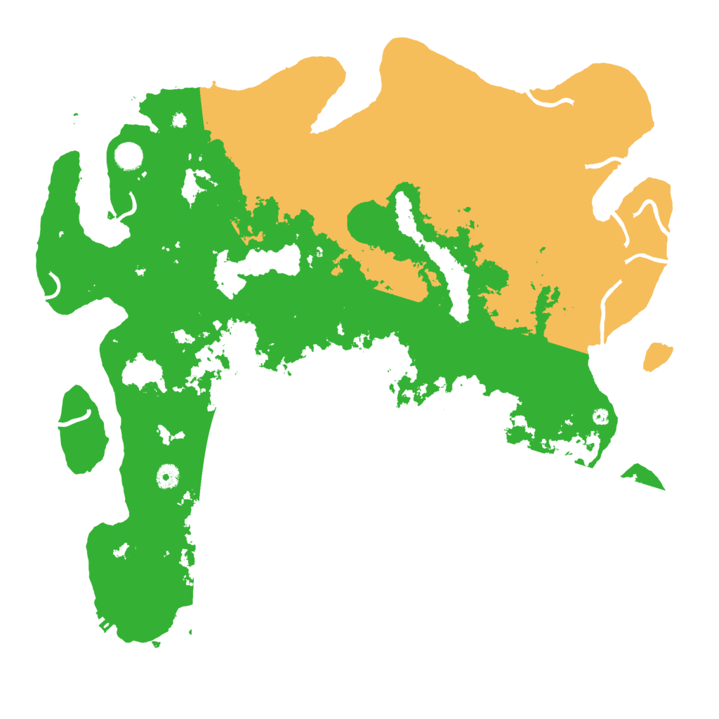 Biome Rust Map: Procedural Map, Size: 4500, Seed: 40480596