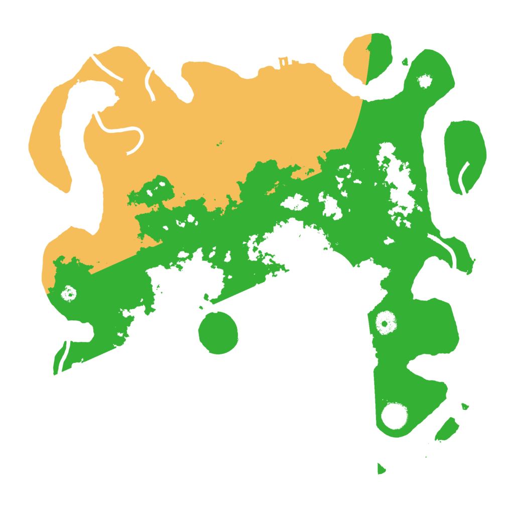 Biome Rust Map: Procedural Map, Size: 3500, Seed: 1263534727