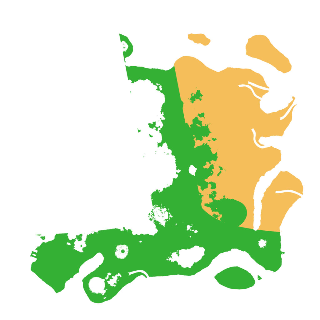 Biome Rust Map: Procedural Map, Size: 3500, Seed: 424606539