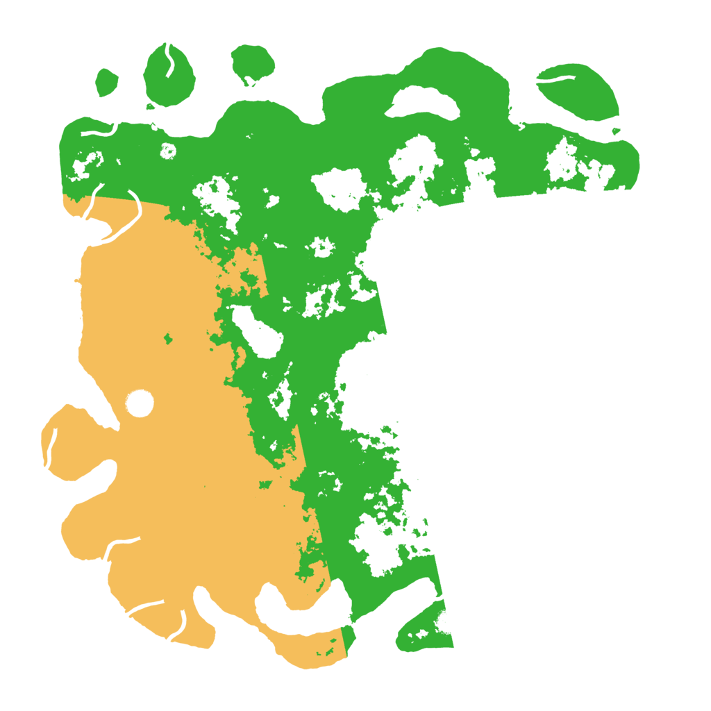 Biome Rust Map: Procedural Map, Size: 4500, Seed: 8372207