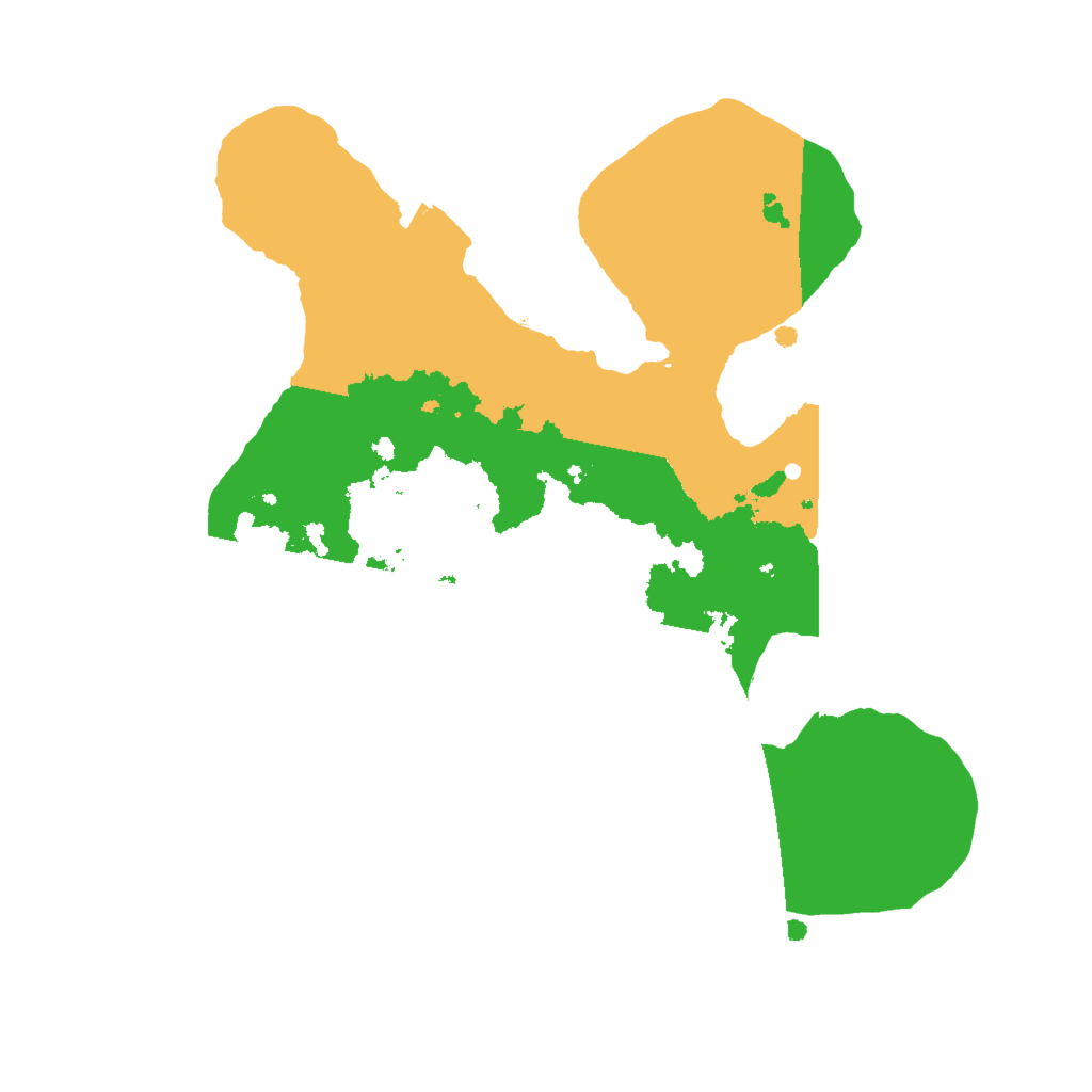 Biome Rust Map: Procedural Map, Size: 2000, Seed: 10002