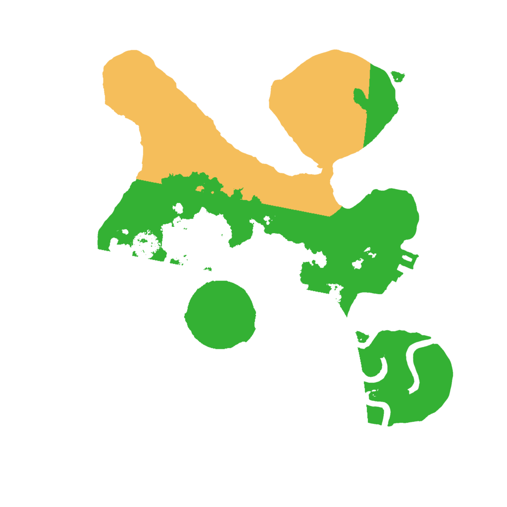 Biome Rust Map: Procedural Map, Size: 2000, Seed: 10002