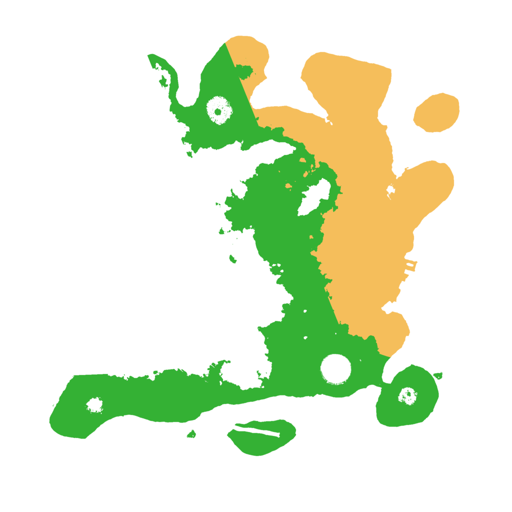 Biome Rust Map: Procedural Map, Size: 3000, Seed: 25412