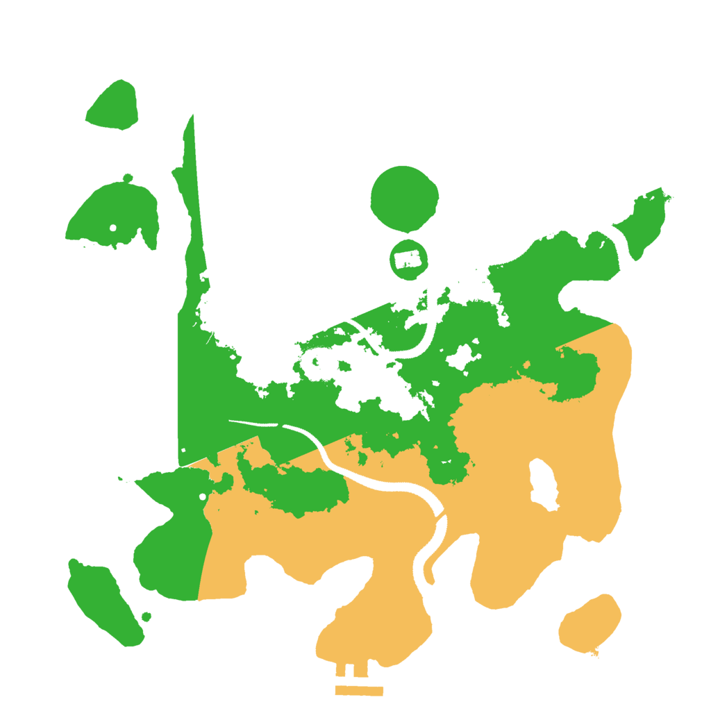 Biome Rust Map: Procedural Map, Size: 3000, Seed: 14484