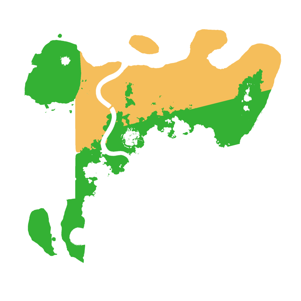 Biome Rust Map: Procedural Map, Size: 3000, Seed: 52643
