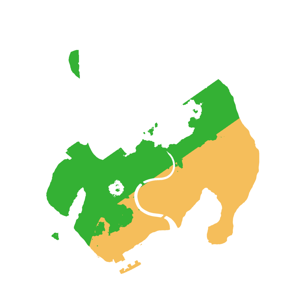 Biome Rust Map: Procedural Map, Size: 2000, Seed: 2090656779