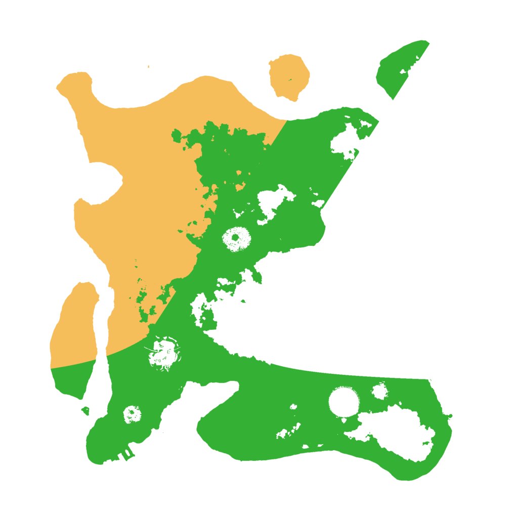 Biome Rust Map: Procedural Map, Size: 3000, Seed: 313213