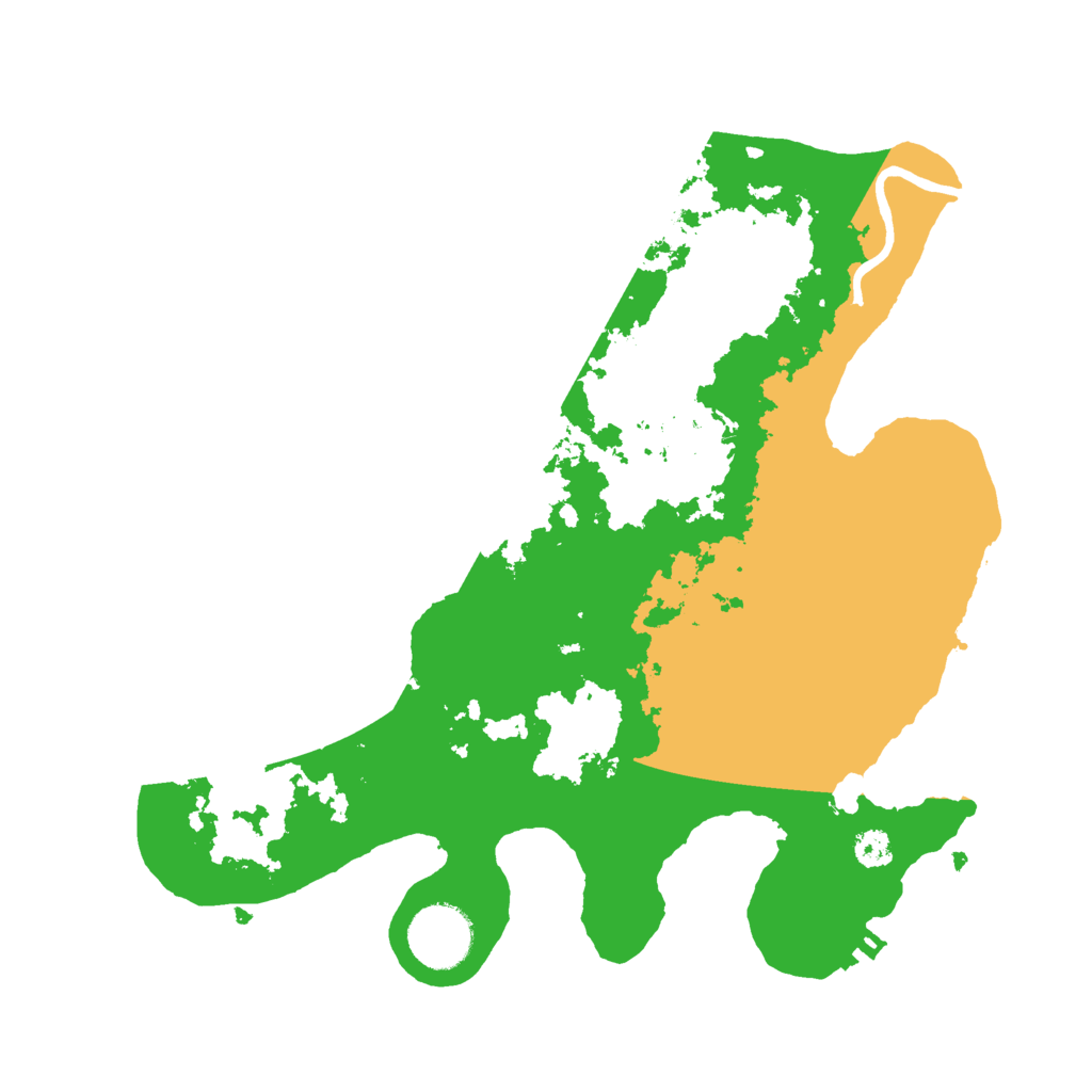 Biome Rust Map: Procedural Map, Size: 3000, Seed: 24998