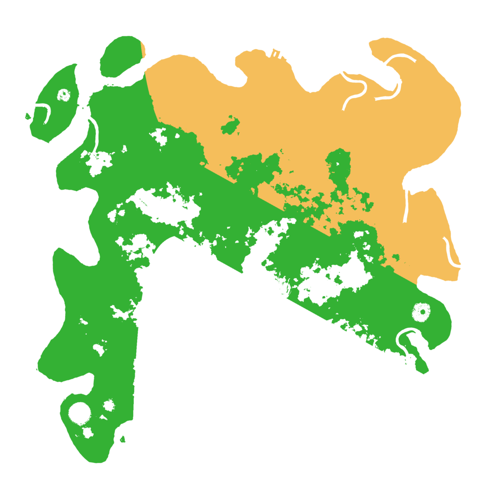 Biome Rust Map: Procedural Map, Size: 4000, Seed: 55222