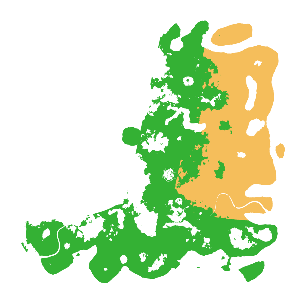 Biome Rust Map: Procedural Map, Size: 4500, Seed: 419471709