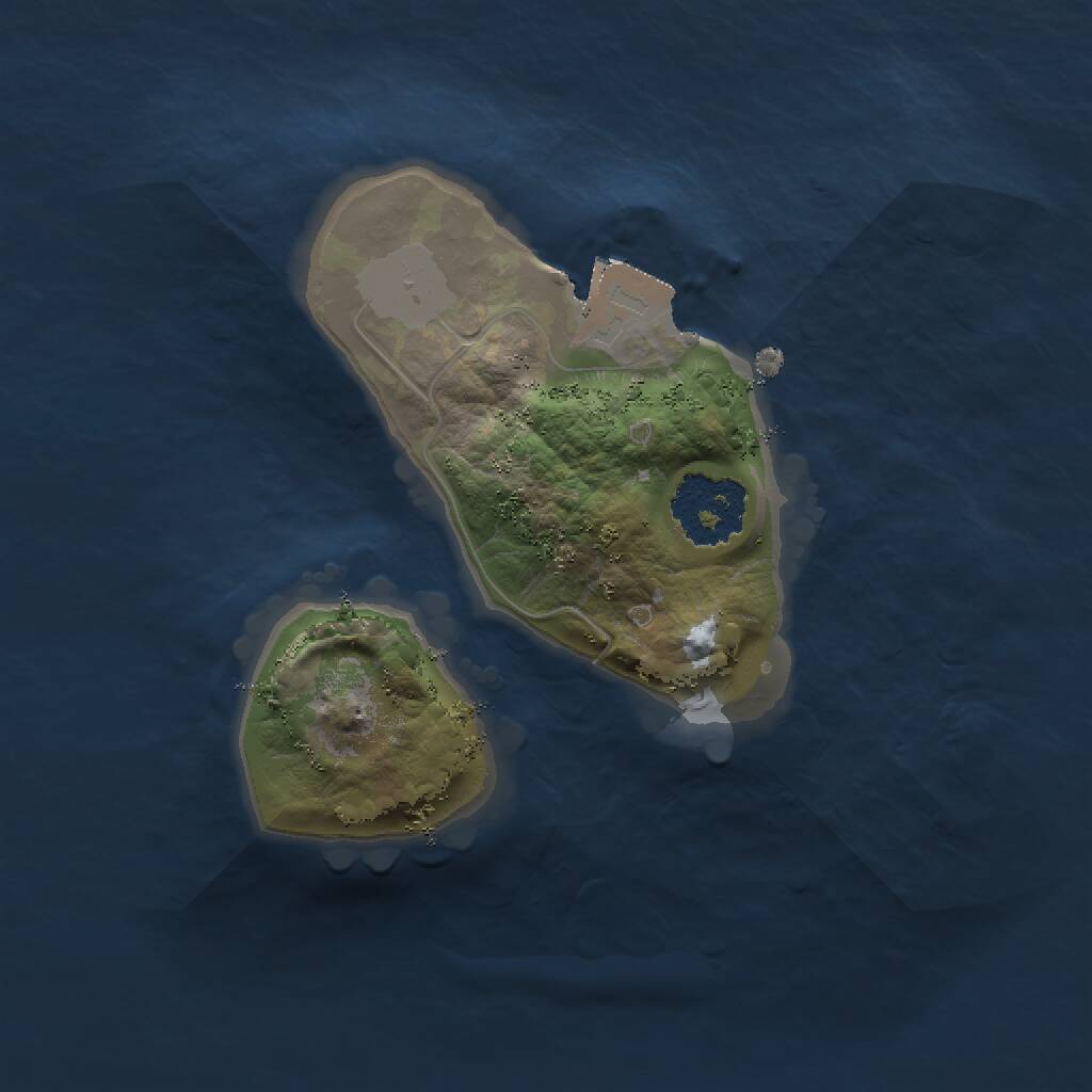 Rust Map: Procedural Map, Size: 1500, Seed: 56, 1 Monuments