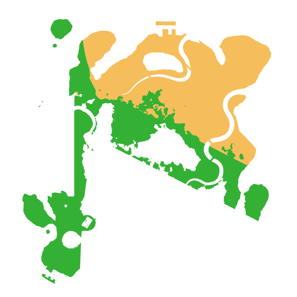 Biome Rust Map: Procedural Map, Size: 3000, Seed: 369039165